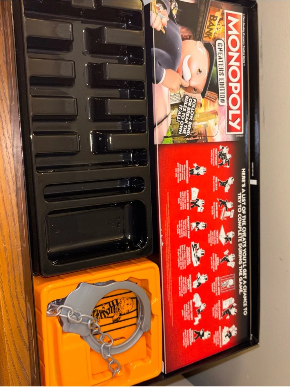 Hasbro Monopoly Cheaters Edition - Red, White, Black